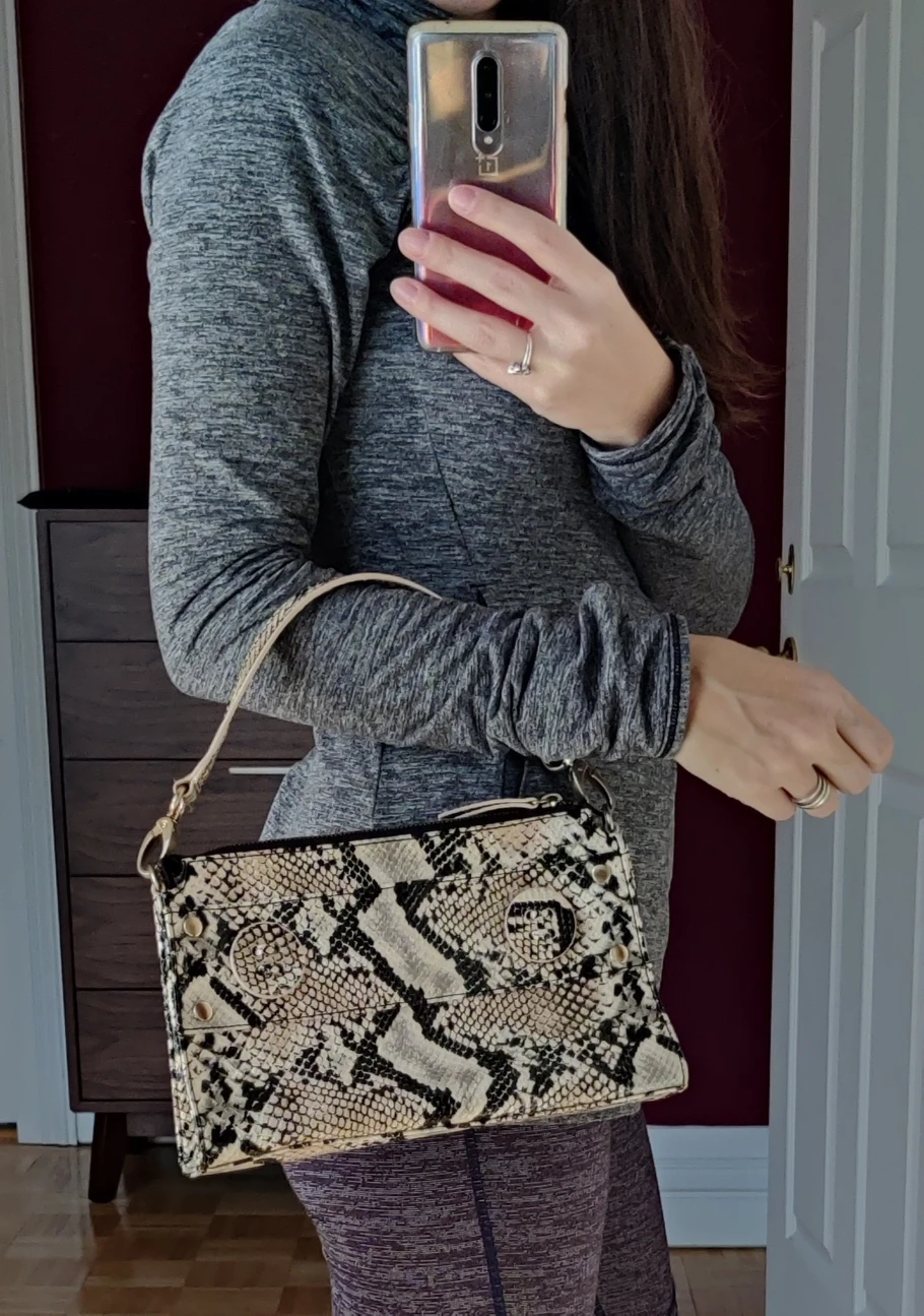 Bag with snake print - photo 2