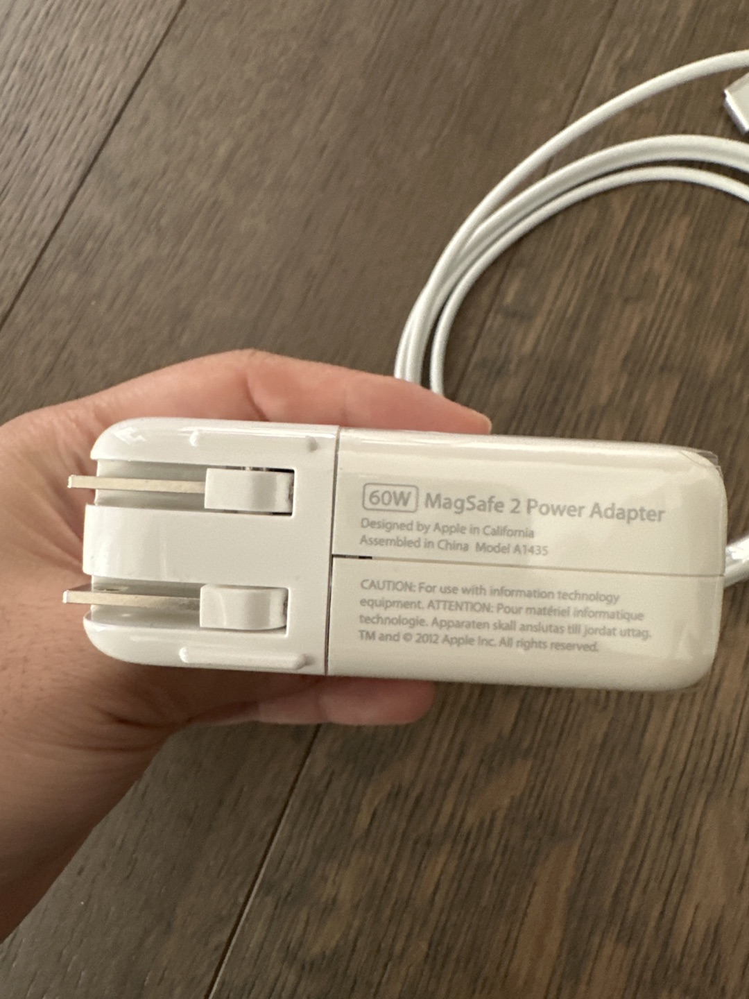New Genuine Apple MacBook Pro AC Adapter Charger Magsafe 2 - photo 2