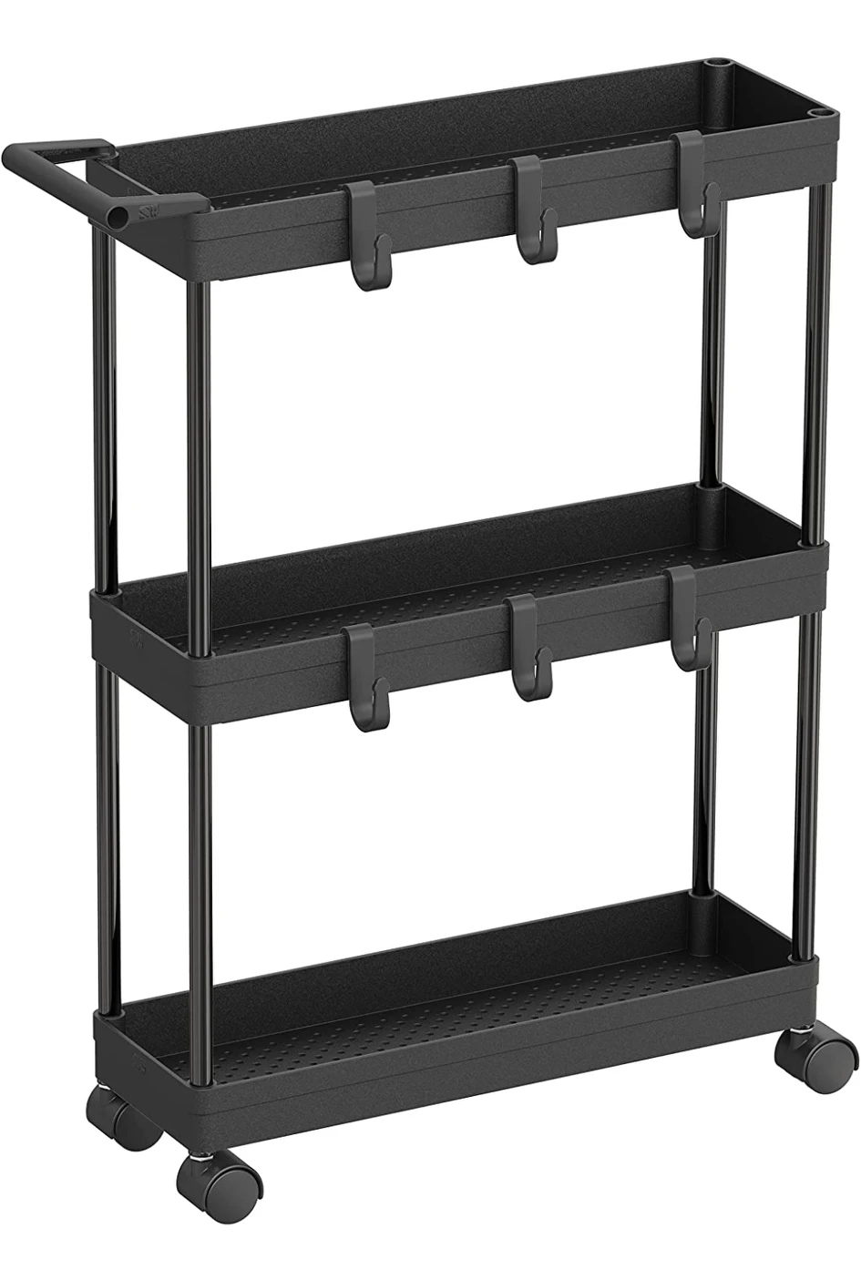 Narrow Utility Cart on wheels. thumbnail