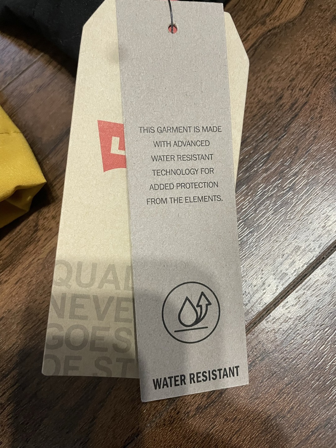 Black and Yellow Men’s Levi’s Water Resistant Jacket - photo 5