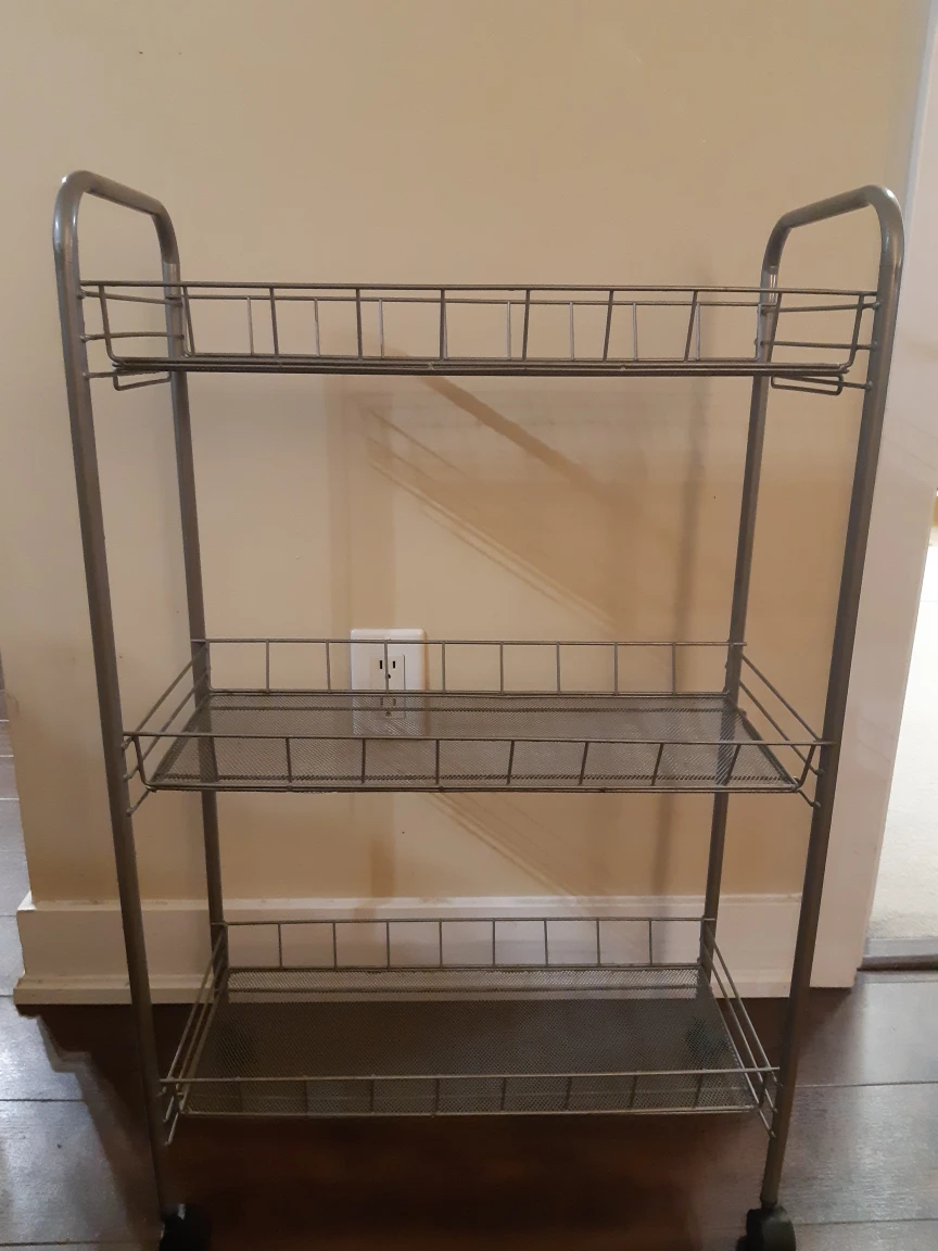 3 shelf cart for organization - photo 2