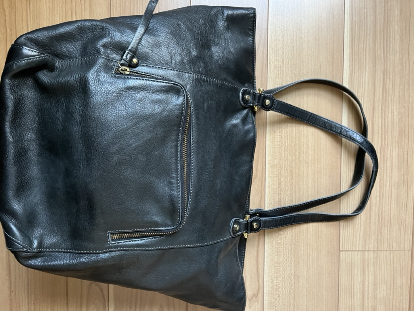 LIZ CLAIBORNE Black Leather Bag - photo 2