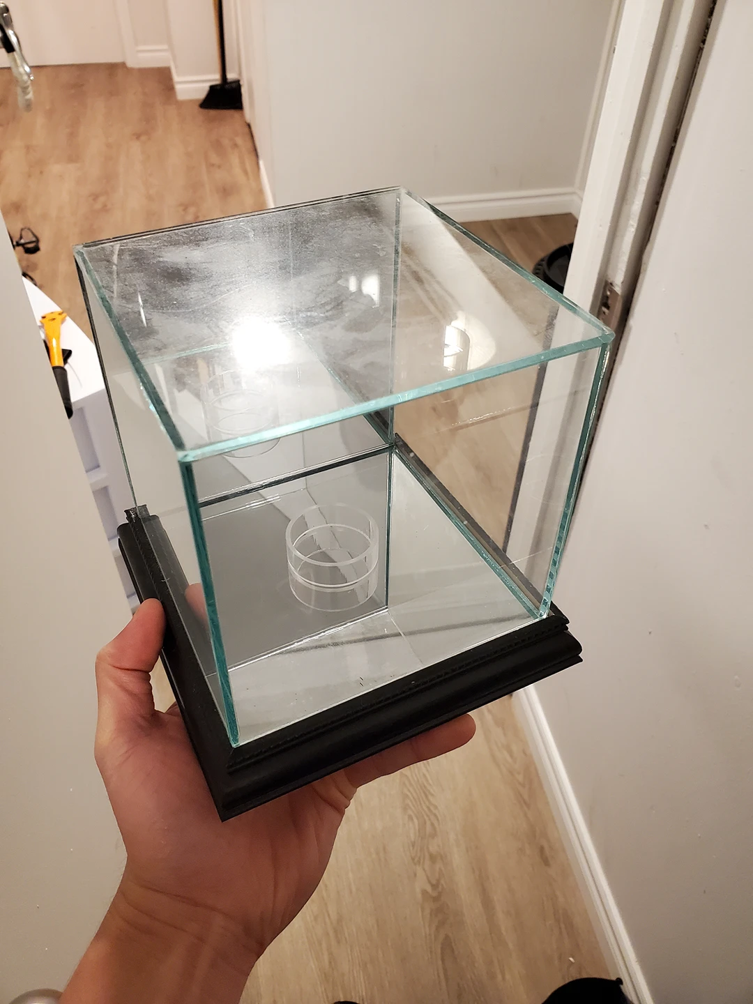 glass display case