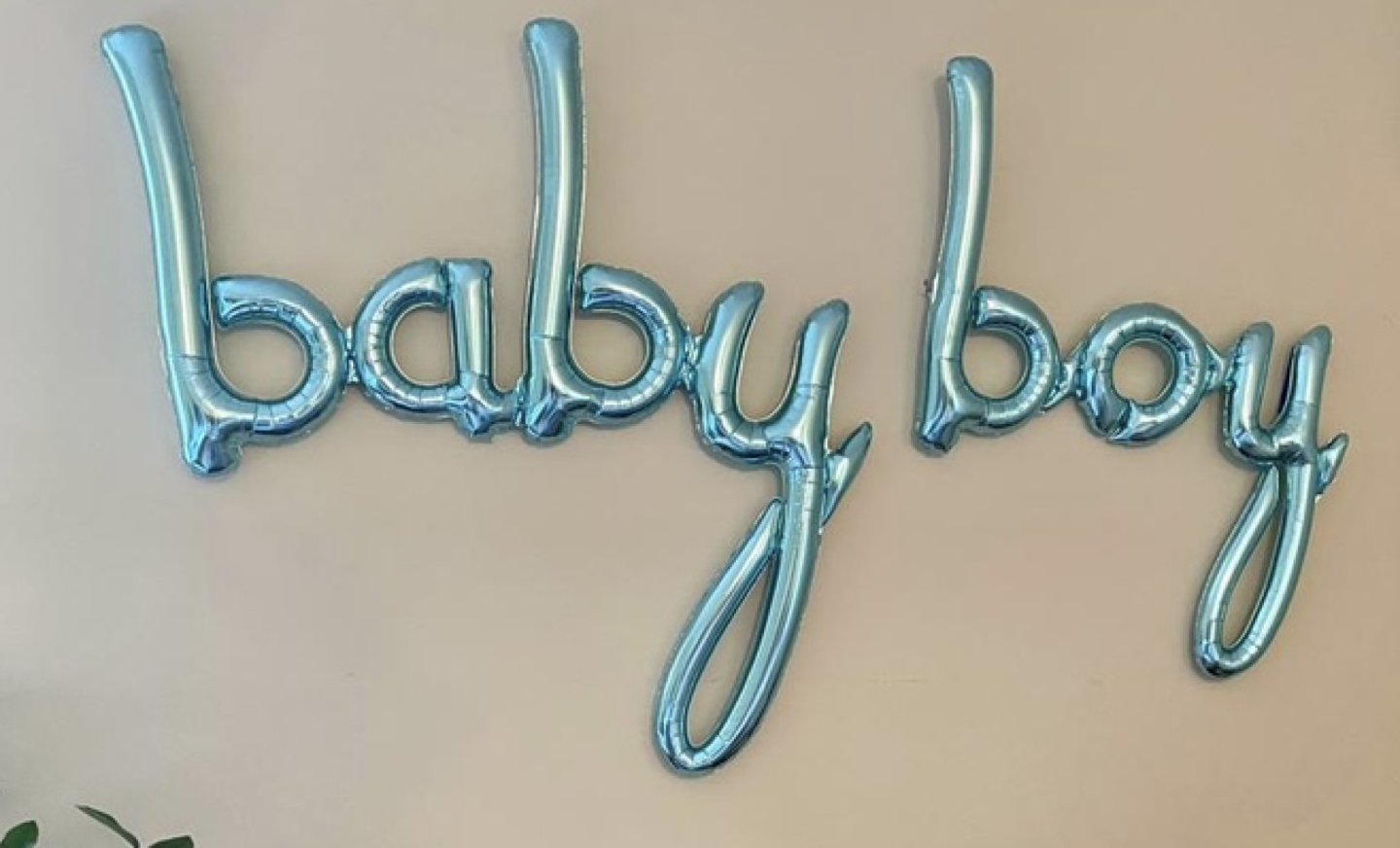 #freecycle Baby Boy Foil Balloon (Air-filled)