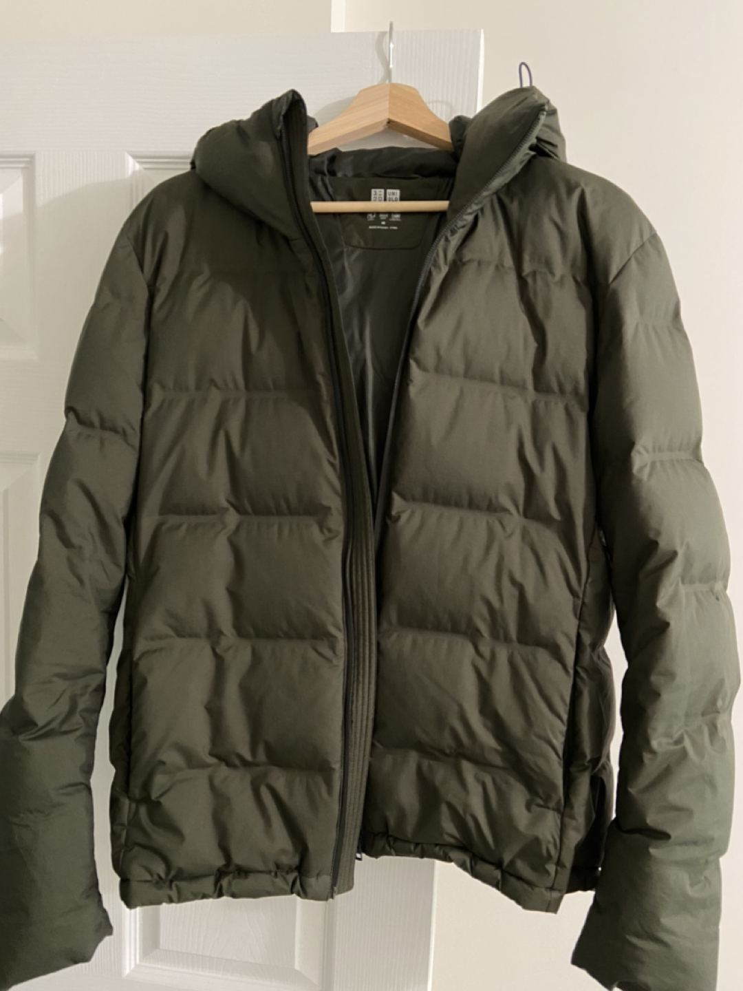 Uniqlo down parka jacket thumbnail
