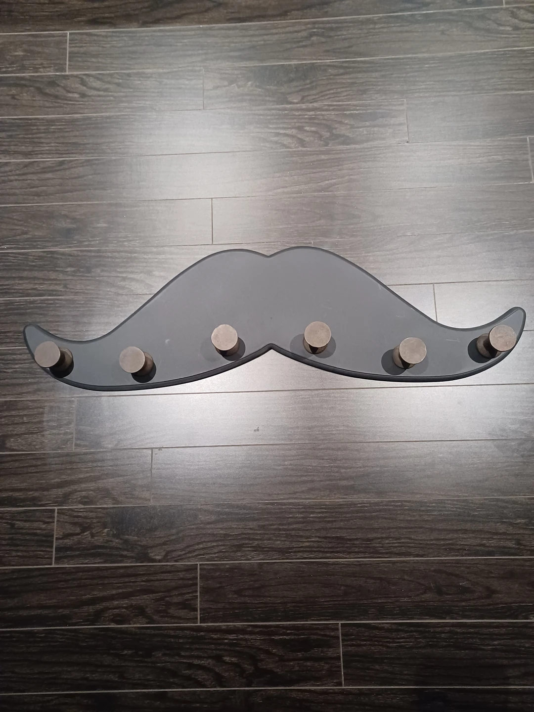 Large Urban Barn mustache shaped coat hanger/ wall decor