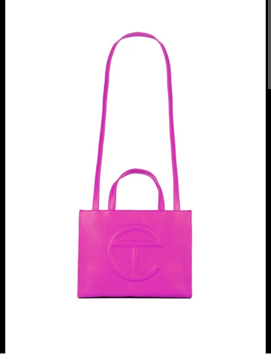Telfar Hot pink Mini shopping bag (Brand new with tags)
