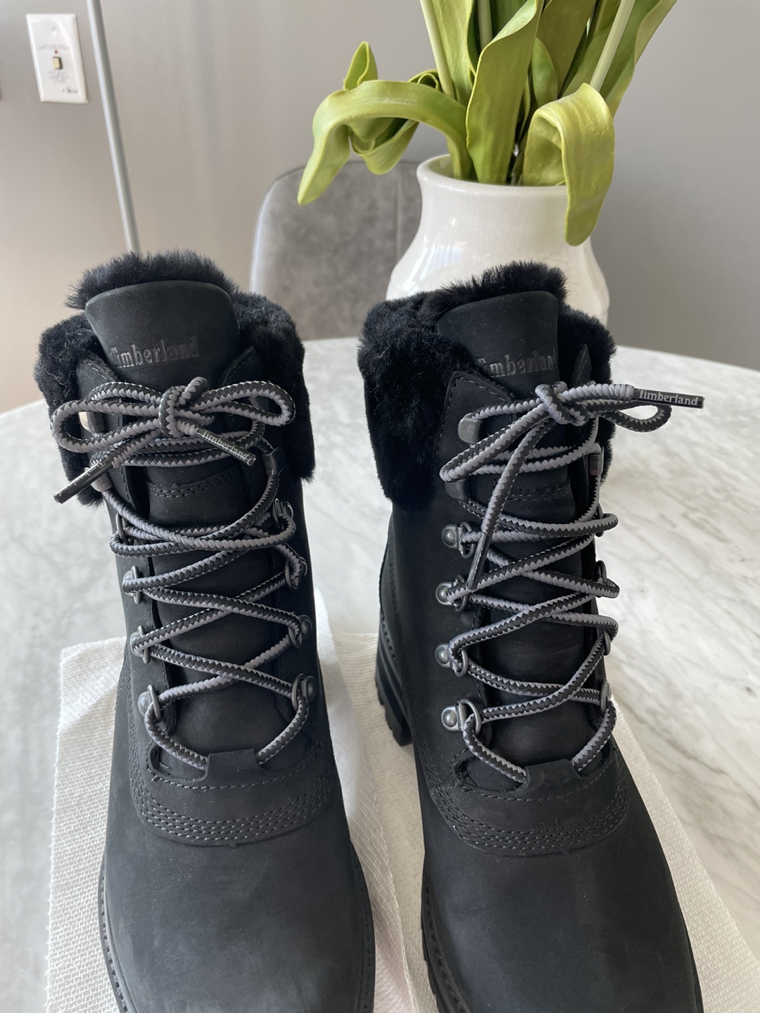 Timberland women black boots