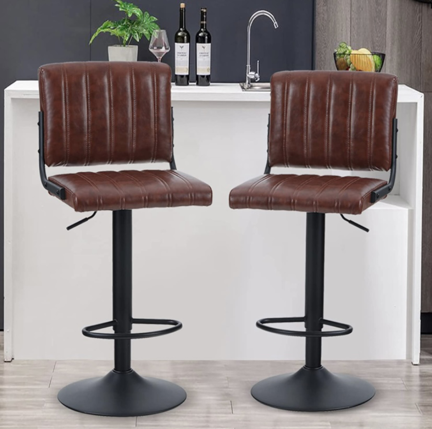 Bar stool set of 2