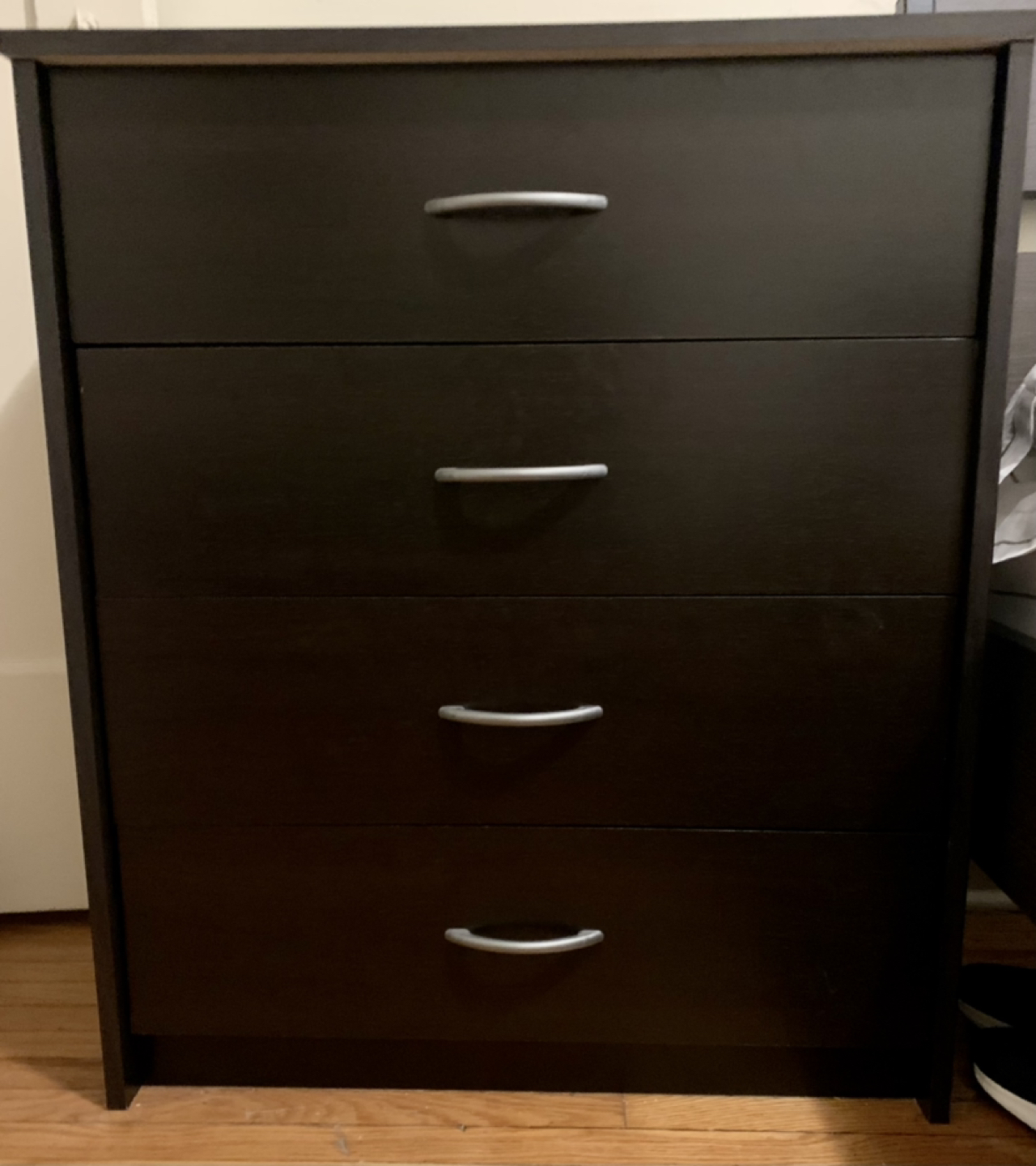 Dark brown - 4 drawers dresser