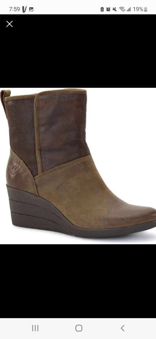 UGG Australia Renatta Wedge Booties