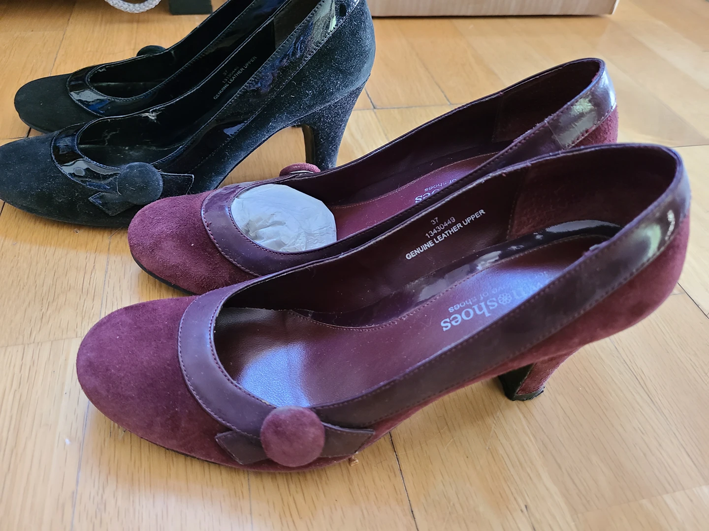 Leather/Suede Shoes size 37 (US7) thumbnail