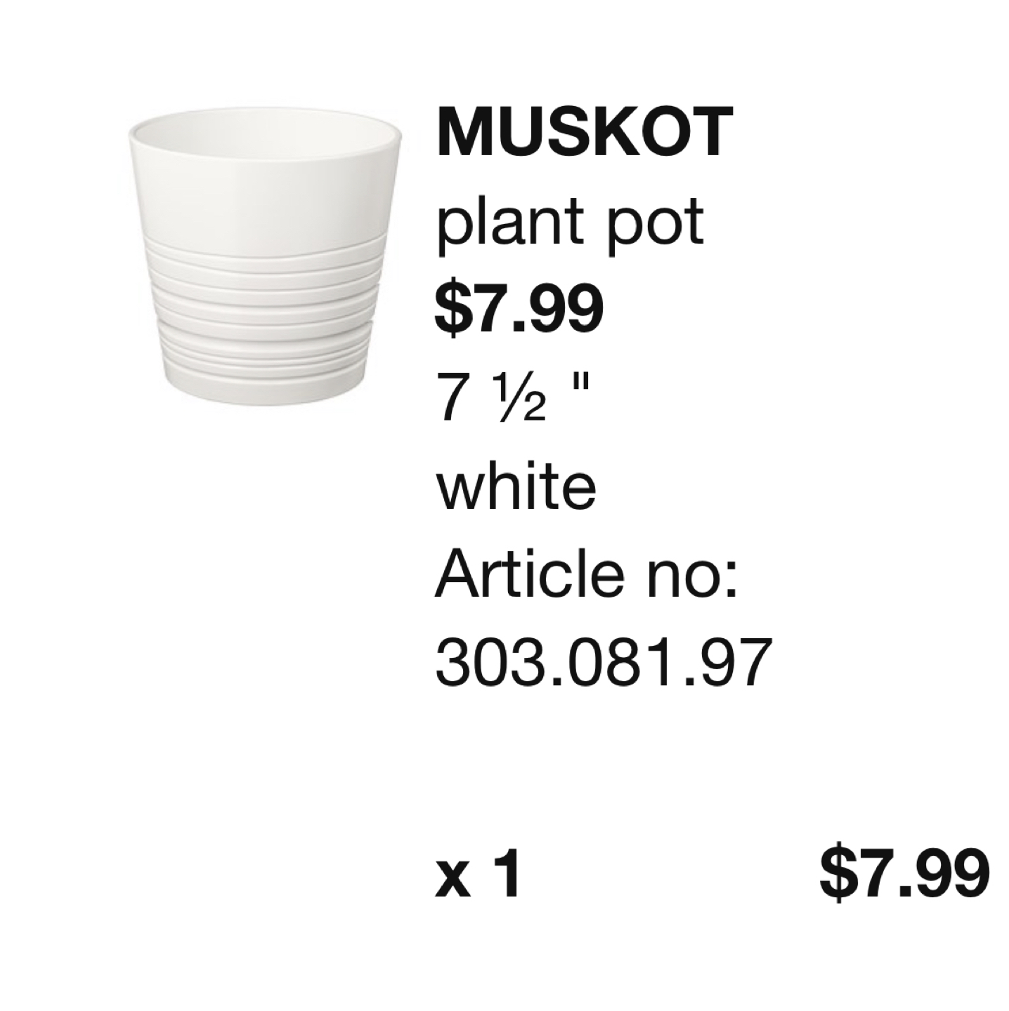 Ikea artificial plant - photo 4