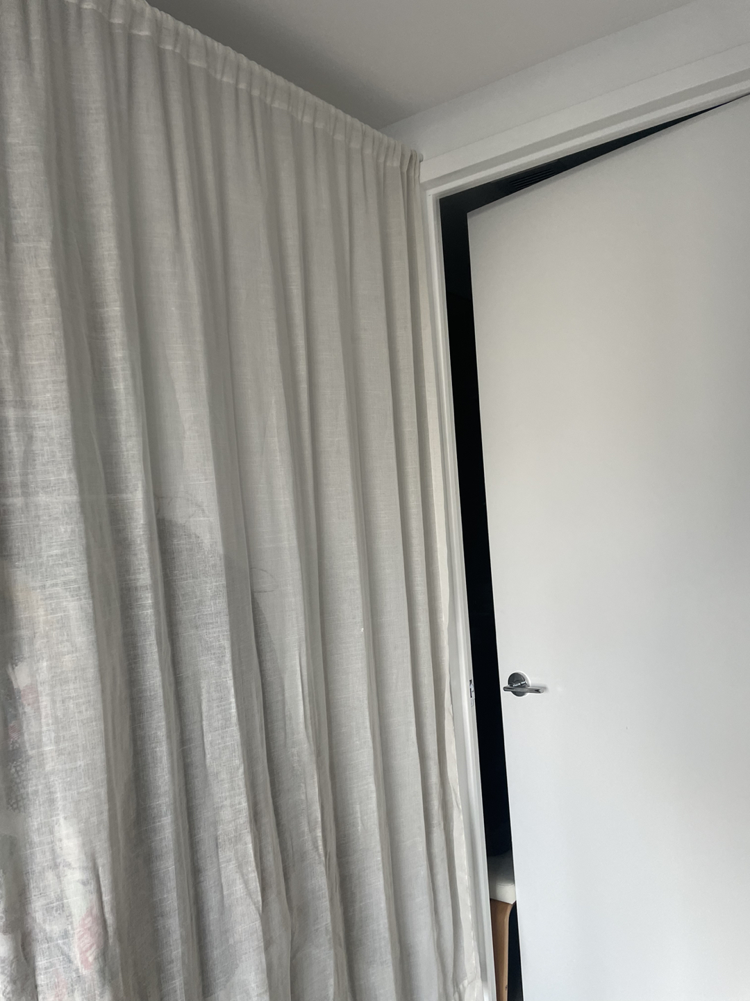 Sheer Curtain Panel Natural Linen 54"x84" - photo 2
