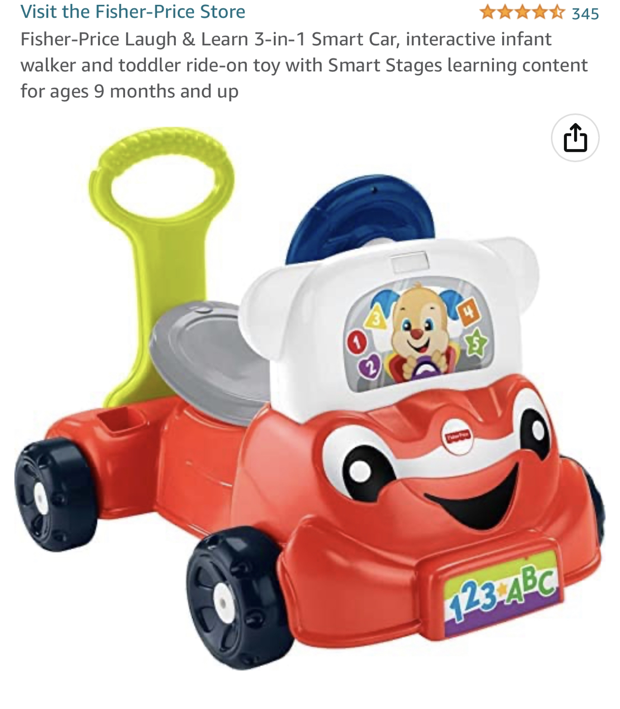 Smart car for toddlers - photo 2
