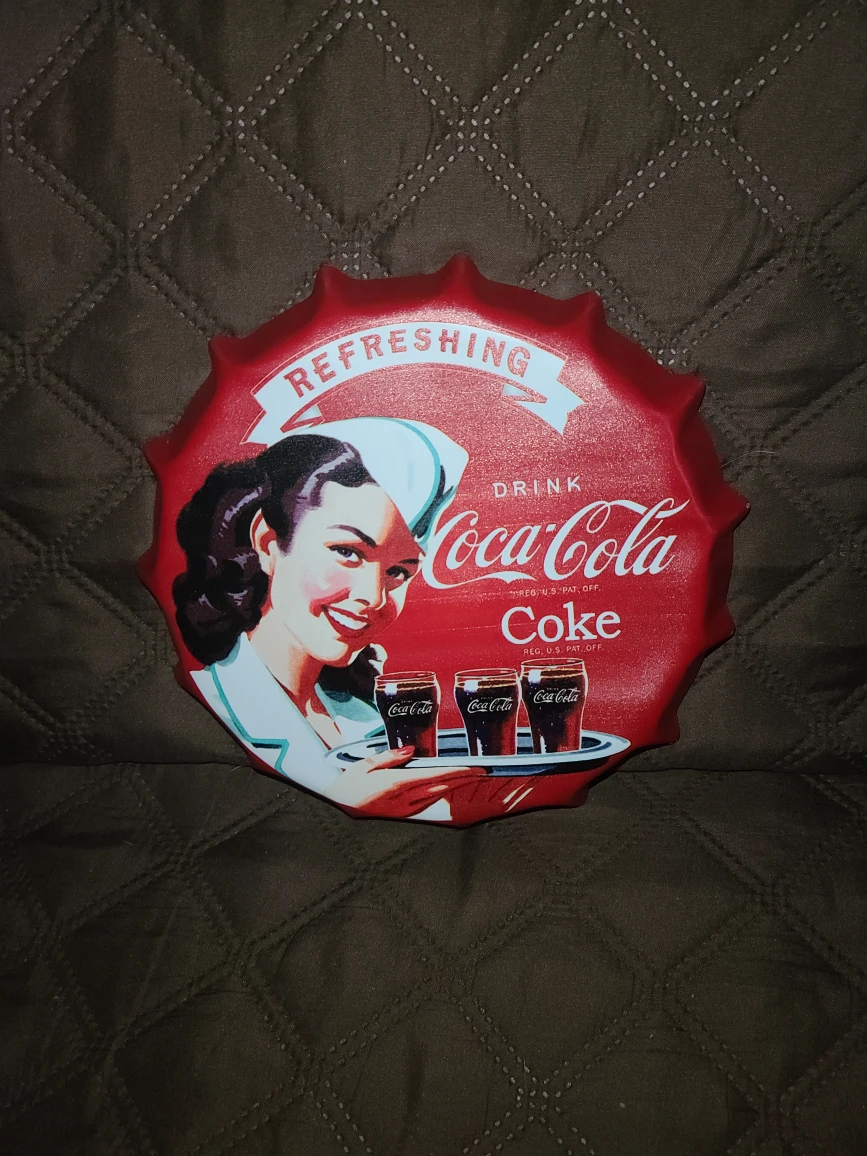 💝 Coca - Cola Retro Tin Cap thumbnail
