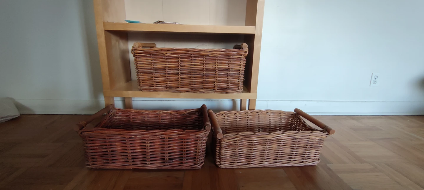 LAST CHANCE!!! Large baskets. ($6 for lg., $4 each smaller.)