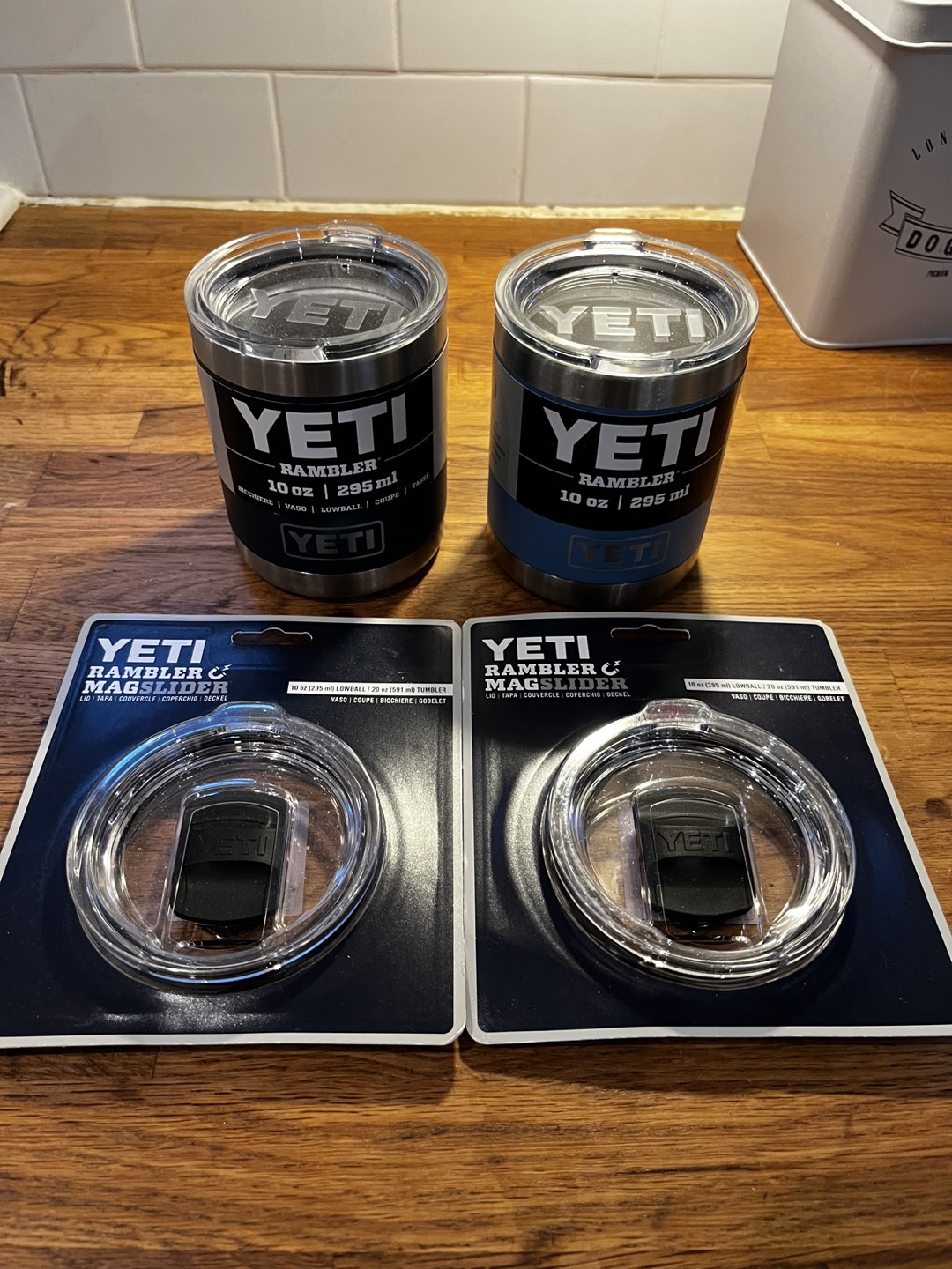 2 Brand New Yeti Ramblers with Replacement Lids thumbnail
