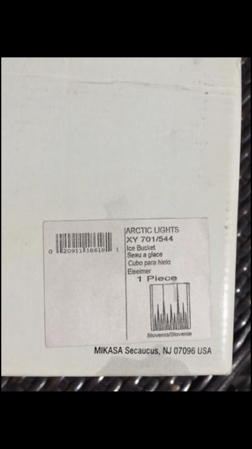 Ice/Wine Crystal Bucket "Arctic Lights" by Mikasa - photo 4