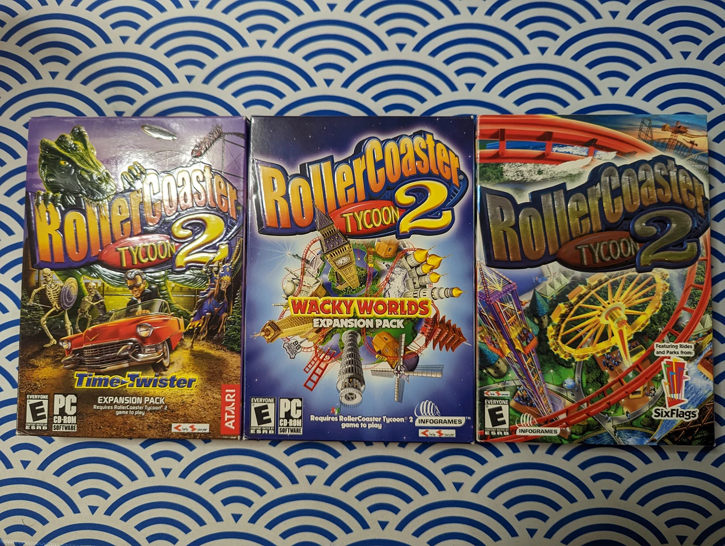 Rollercoaster Tycoon 2 - 3 Box SEALED Set with DLC thumbnail