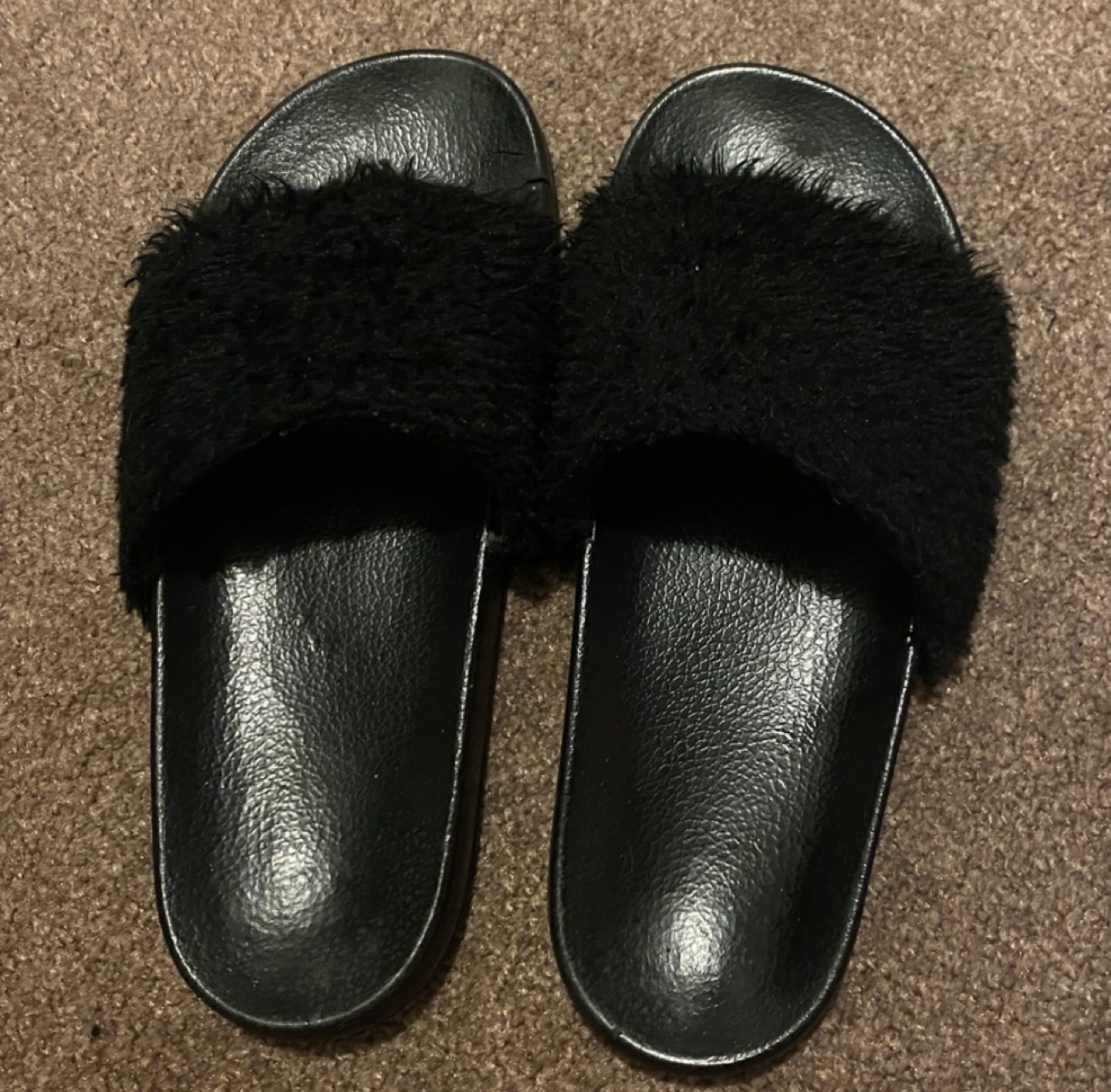 Faux Fur Slide Slippers thumbnail