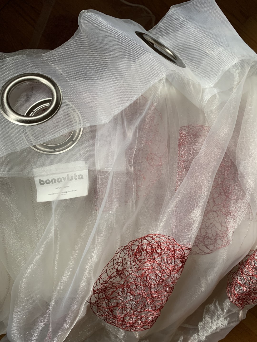 Sheer Curtains-2 Pairs #freecycle - photo 5