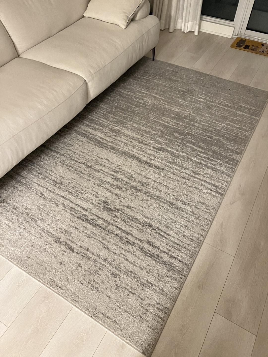 Area rug 5'1" x 7'6"