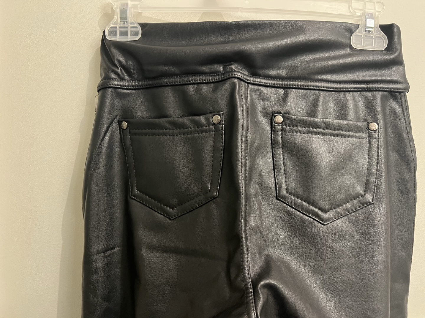 Brand New Leather Pants (winterized ❄️ faux leather) S/M - photo 3