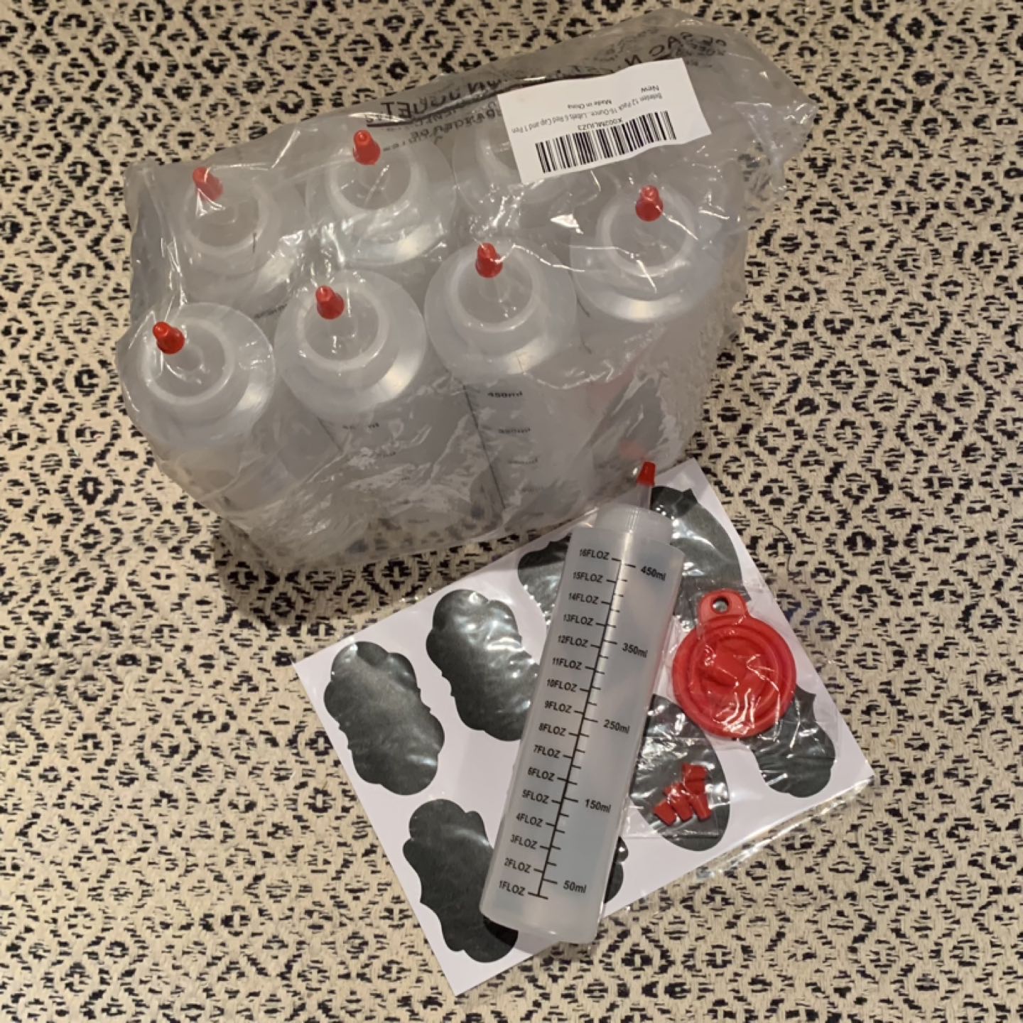 8 Squeeze Bottles 16oz