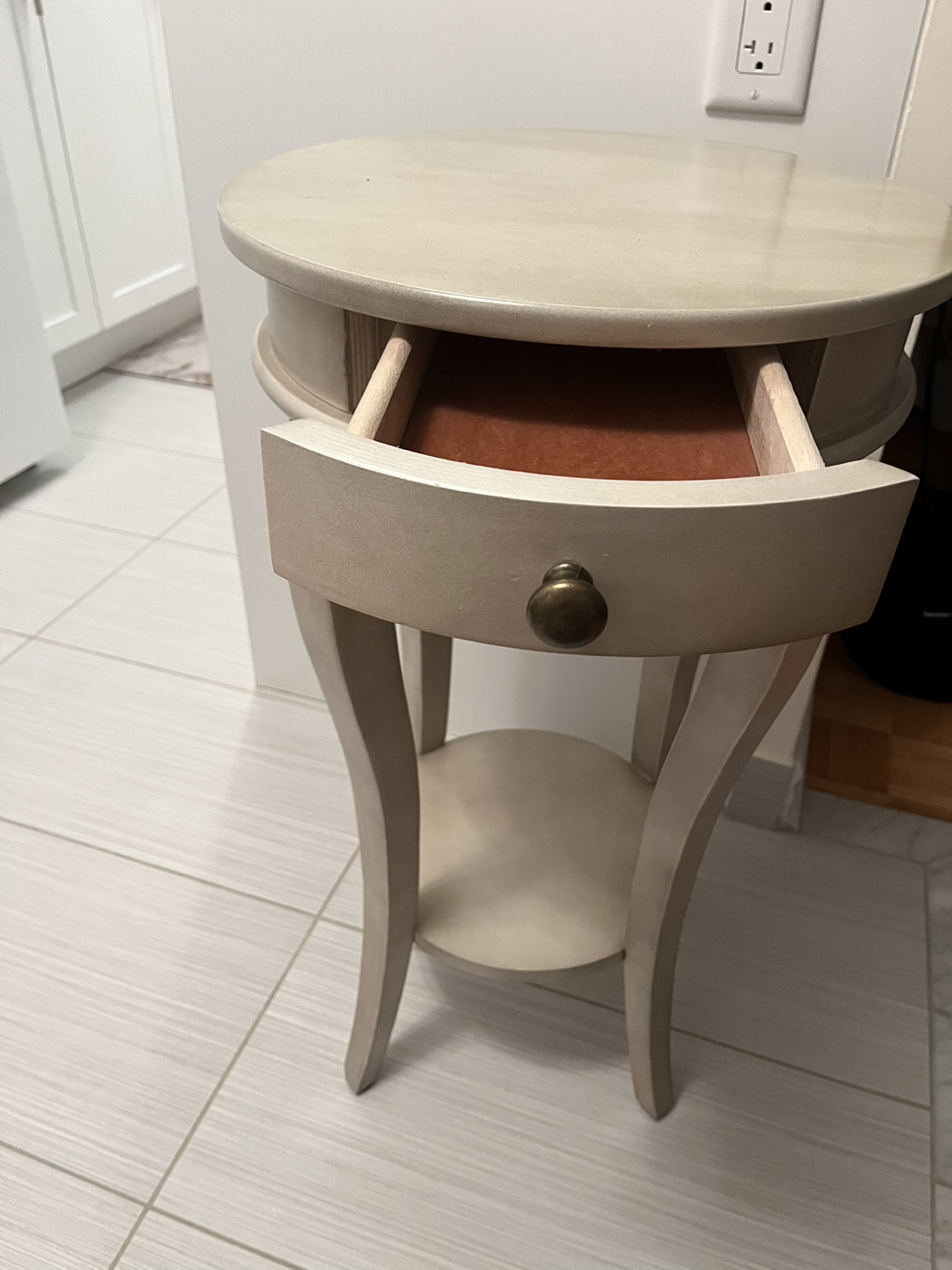 Wooden Table With Storage - photo 3