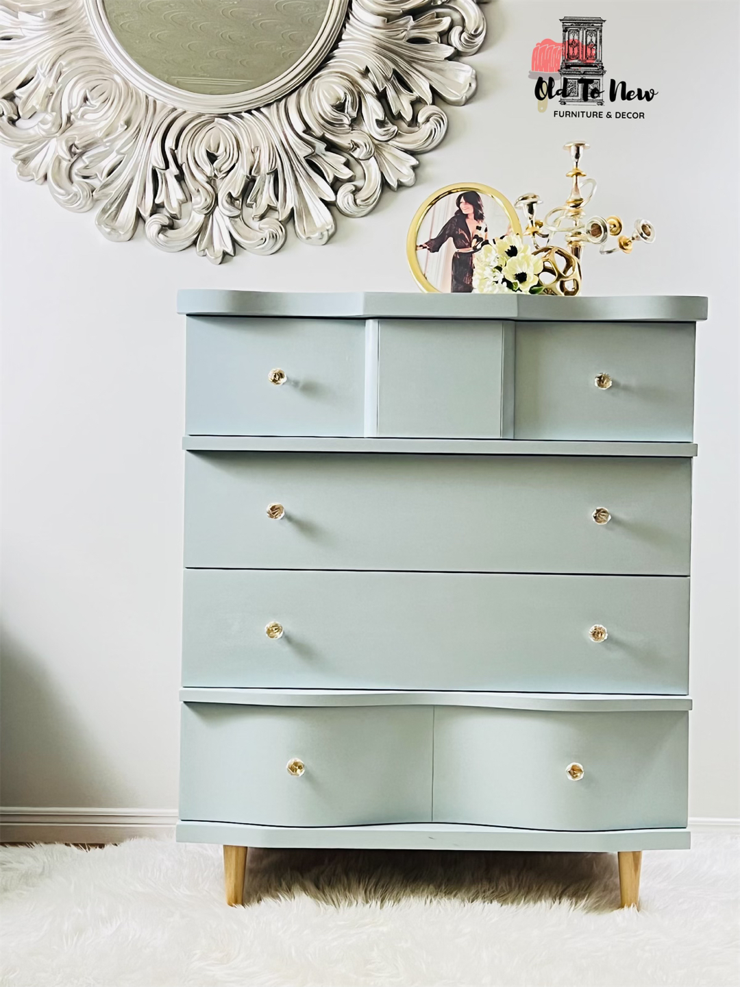 Gorgeous 4 Drawer Art Deco, Mid Century Modern Armoire - photo 3