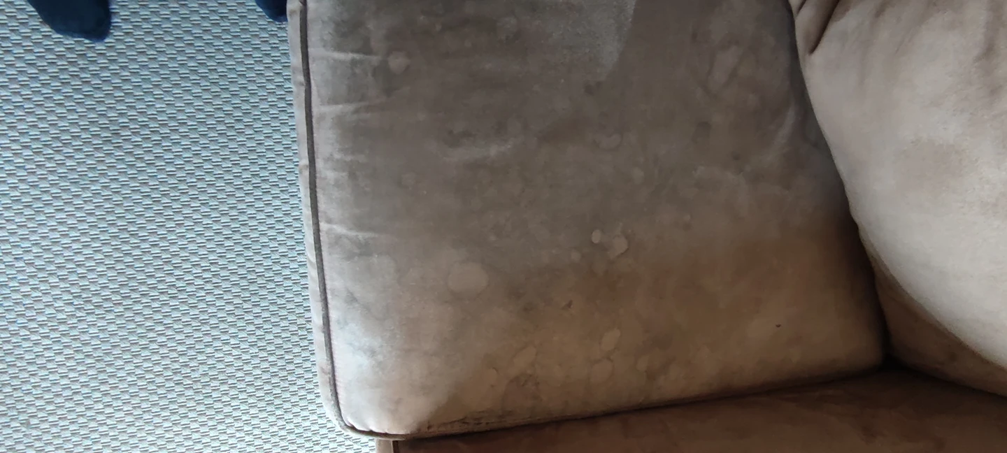 MUST GO ASAP!!! UNBELIEVABLY COMFY COUCH with water stains. image indicator(8)