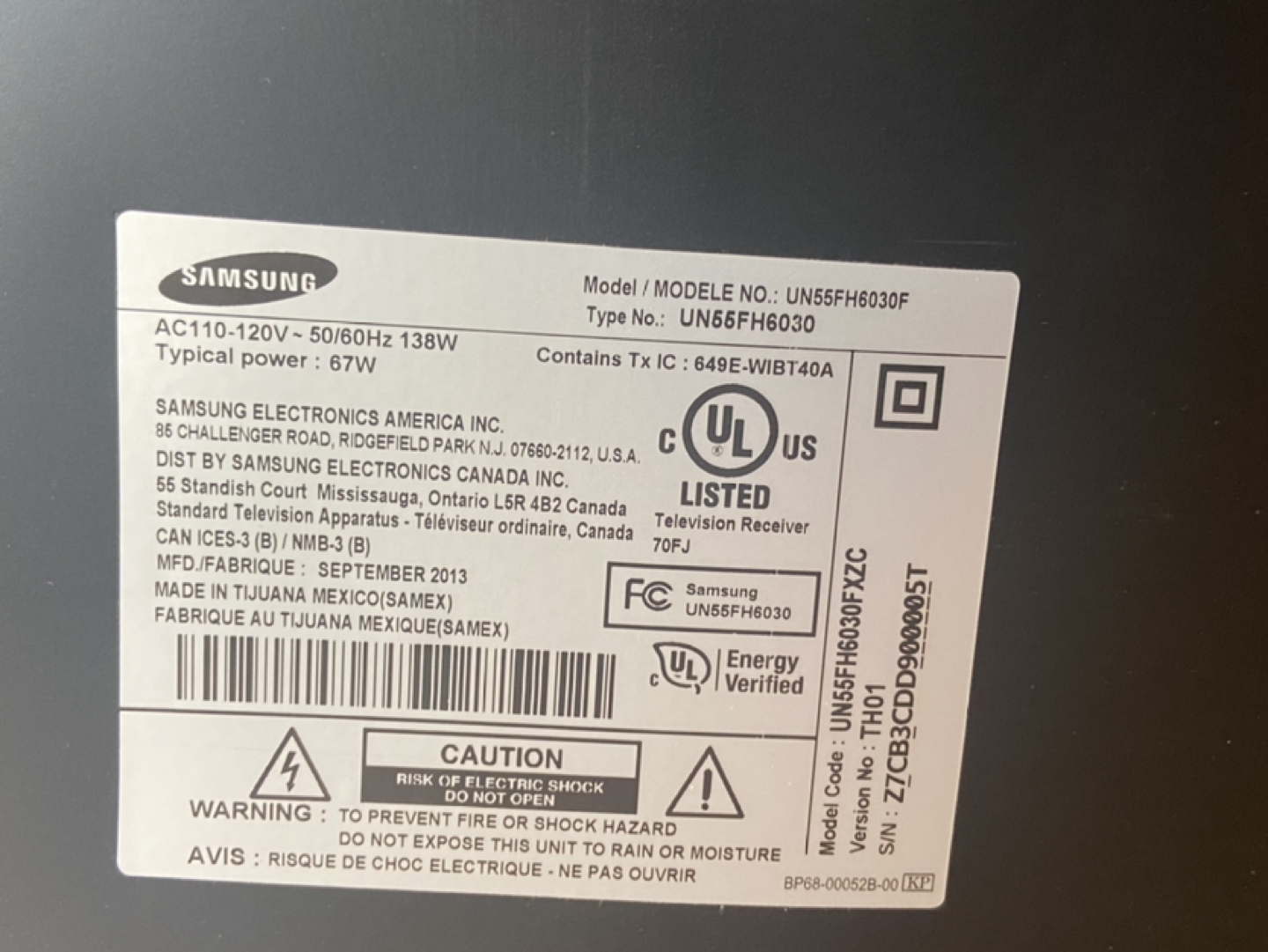 Samsung 55 inches TV for sale - photo 4