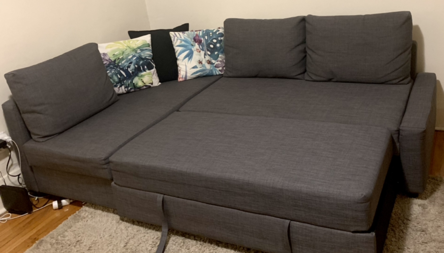 IKEA FRIHETEN corner sofa bed with storage - photo 3