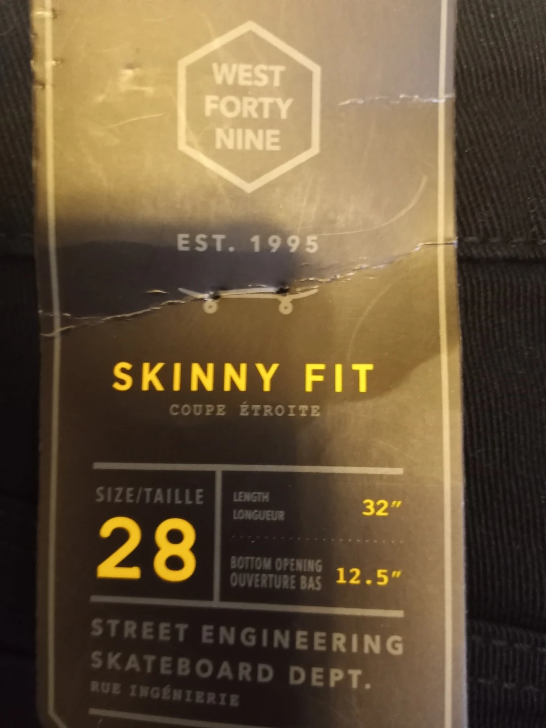 BNWT) West 49 skinny fit pants image indicator(3)