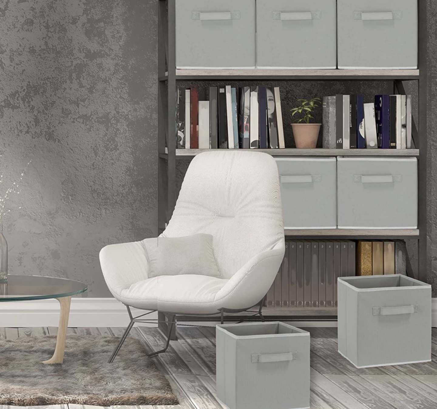 Foldable Cube Storage Bin (set of 6) - photo 2