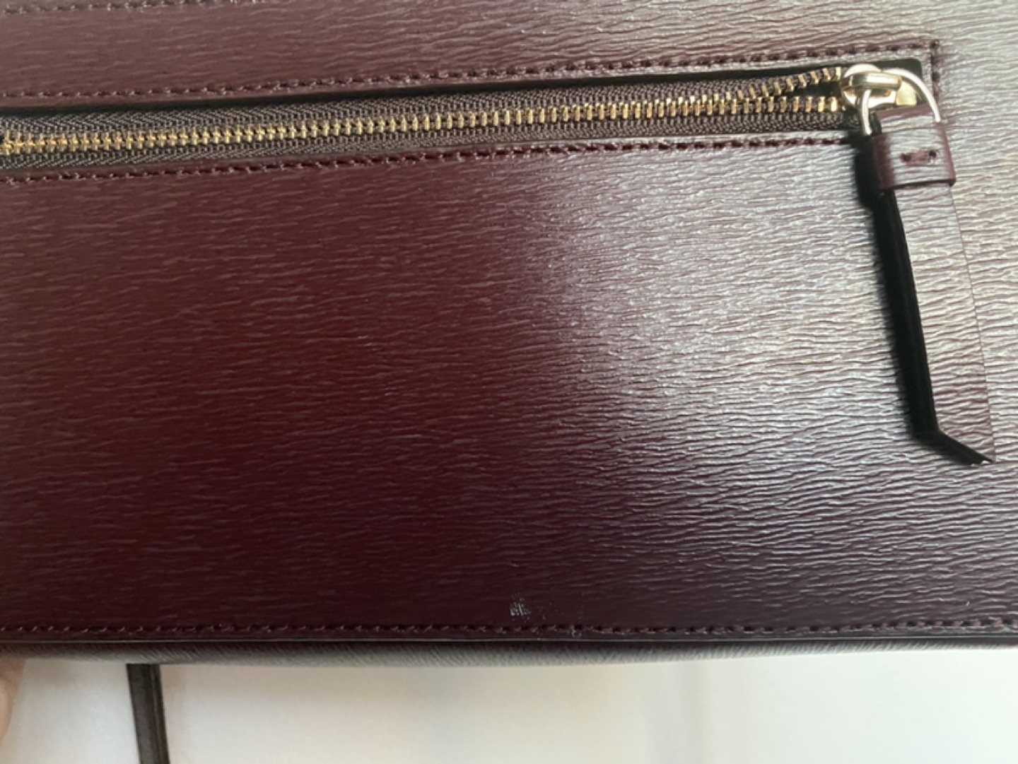 DKNY Burgundy Shoulder Purse 👜 image indicator(4)