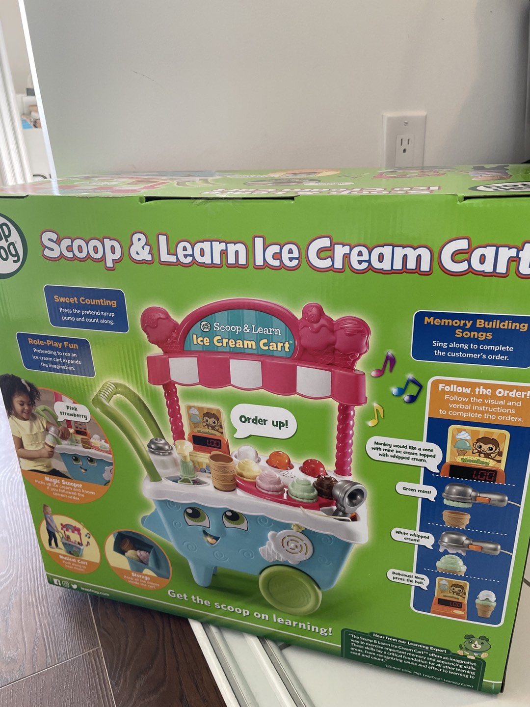 🎁 BNIB LeapFrog Scoop and Learn Ice Cream Cart - photo 2