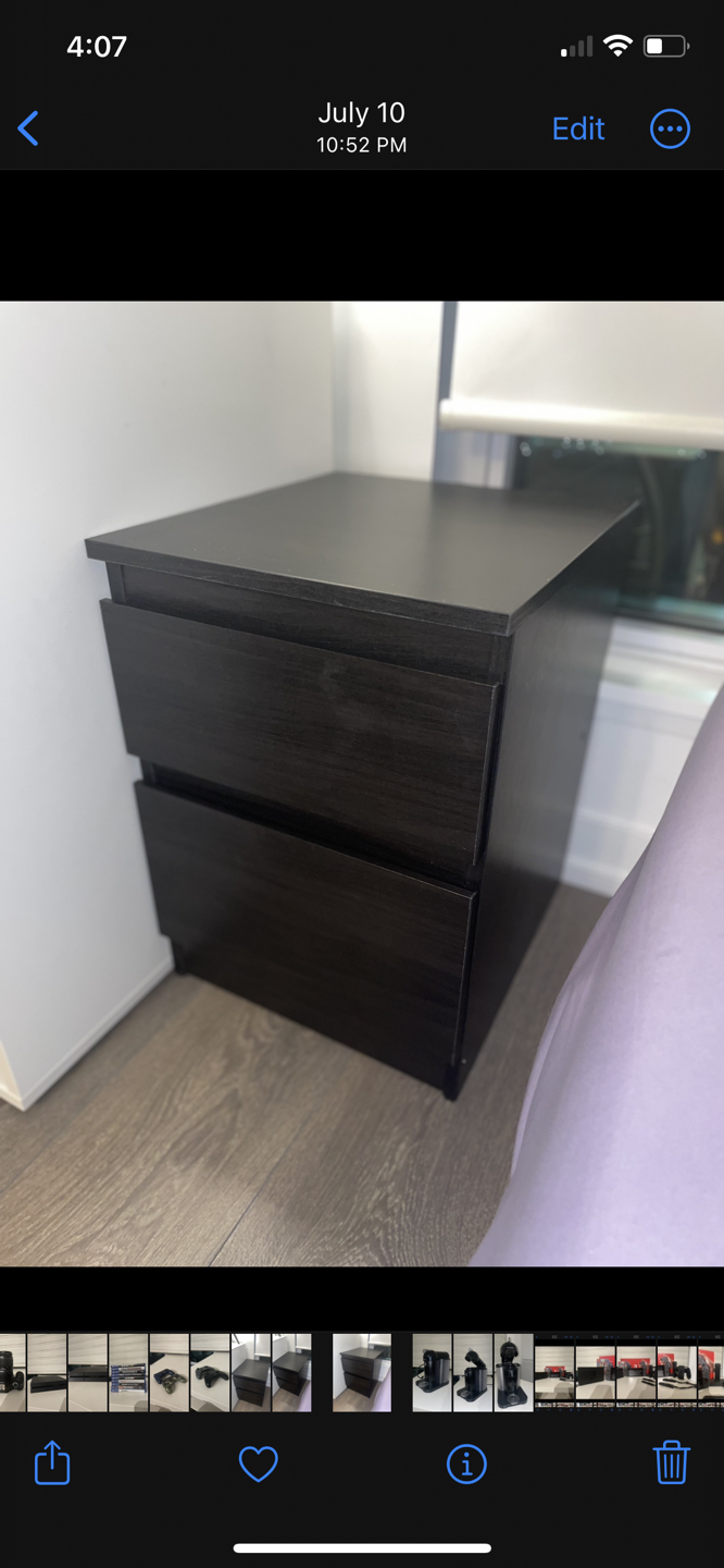 IKEA Bedside Tables - Set of 2