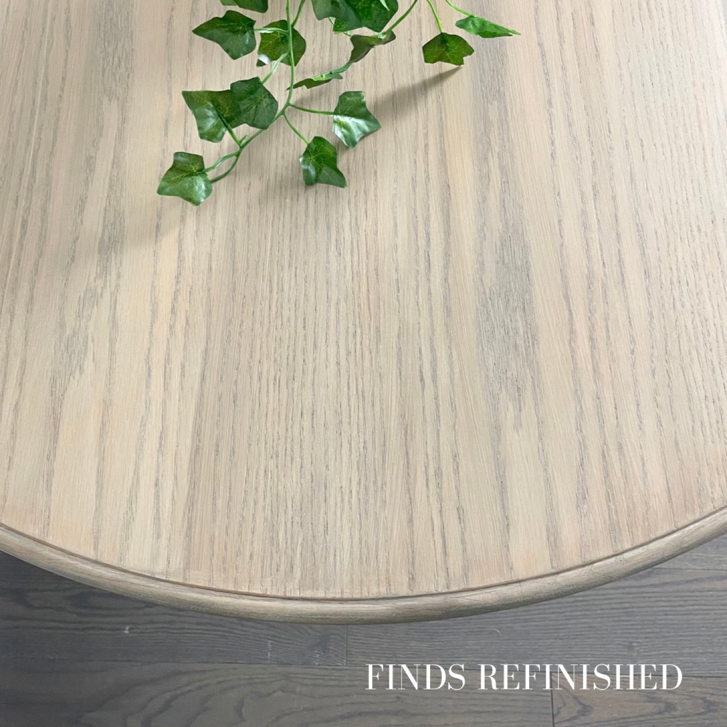 Refinished Round Table - photo 4