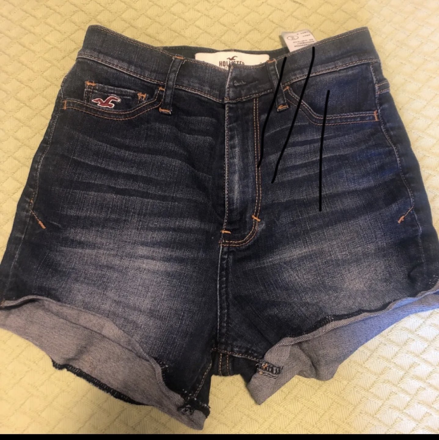 Hollister denim shorts thumbnail