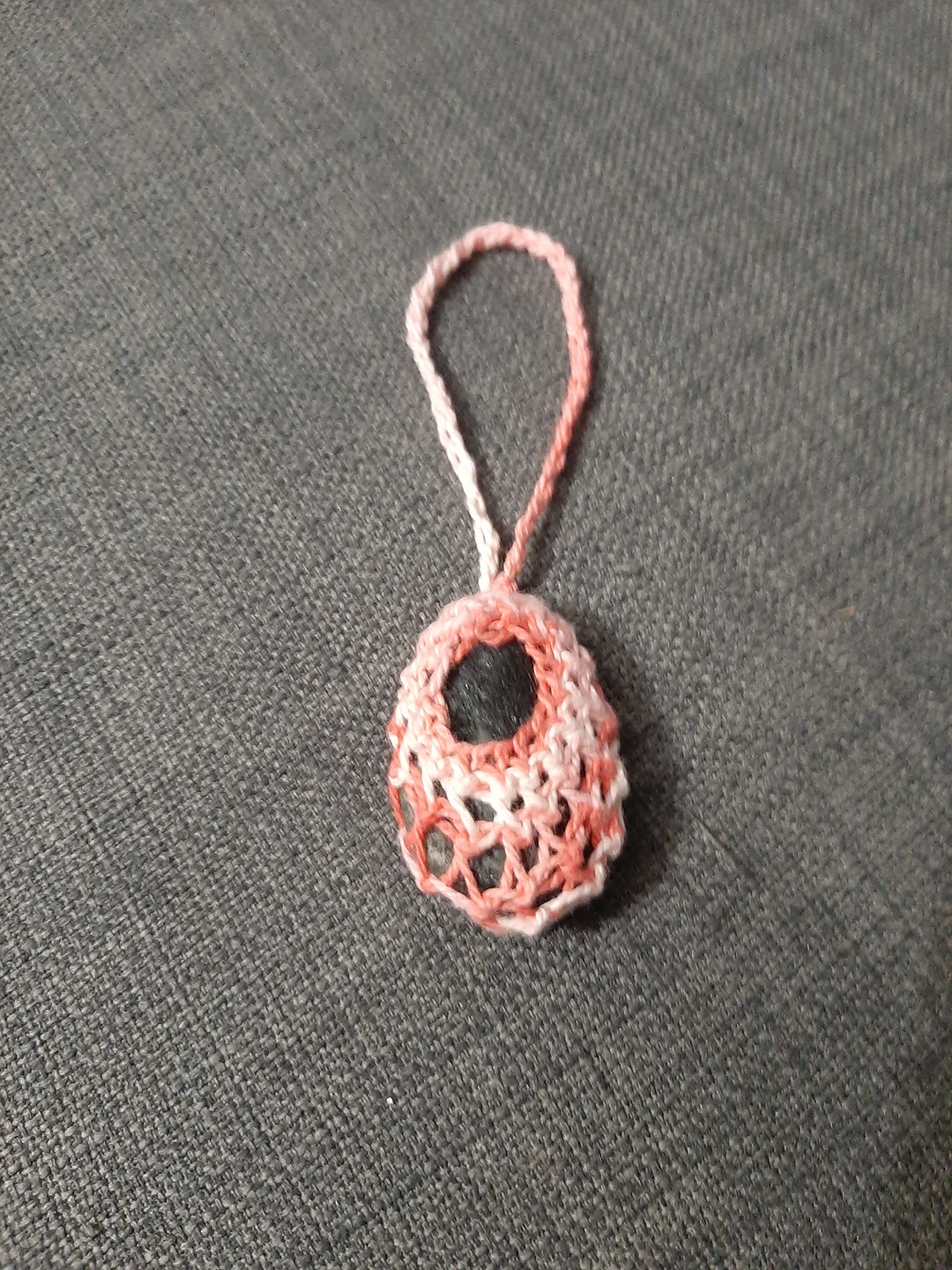 crocheted wrapped stone thumbnail