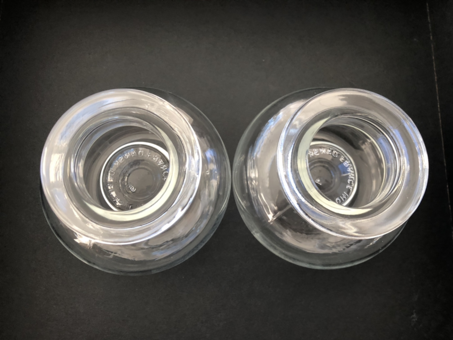 Stylish MCM Dansk Denmark IHQ glass candle holders image indicator(4)