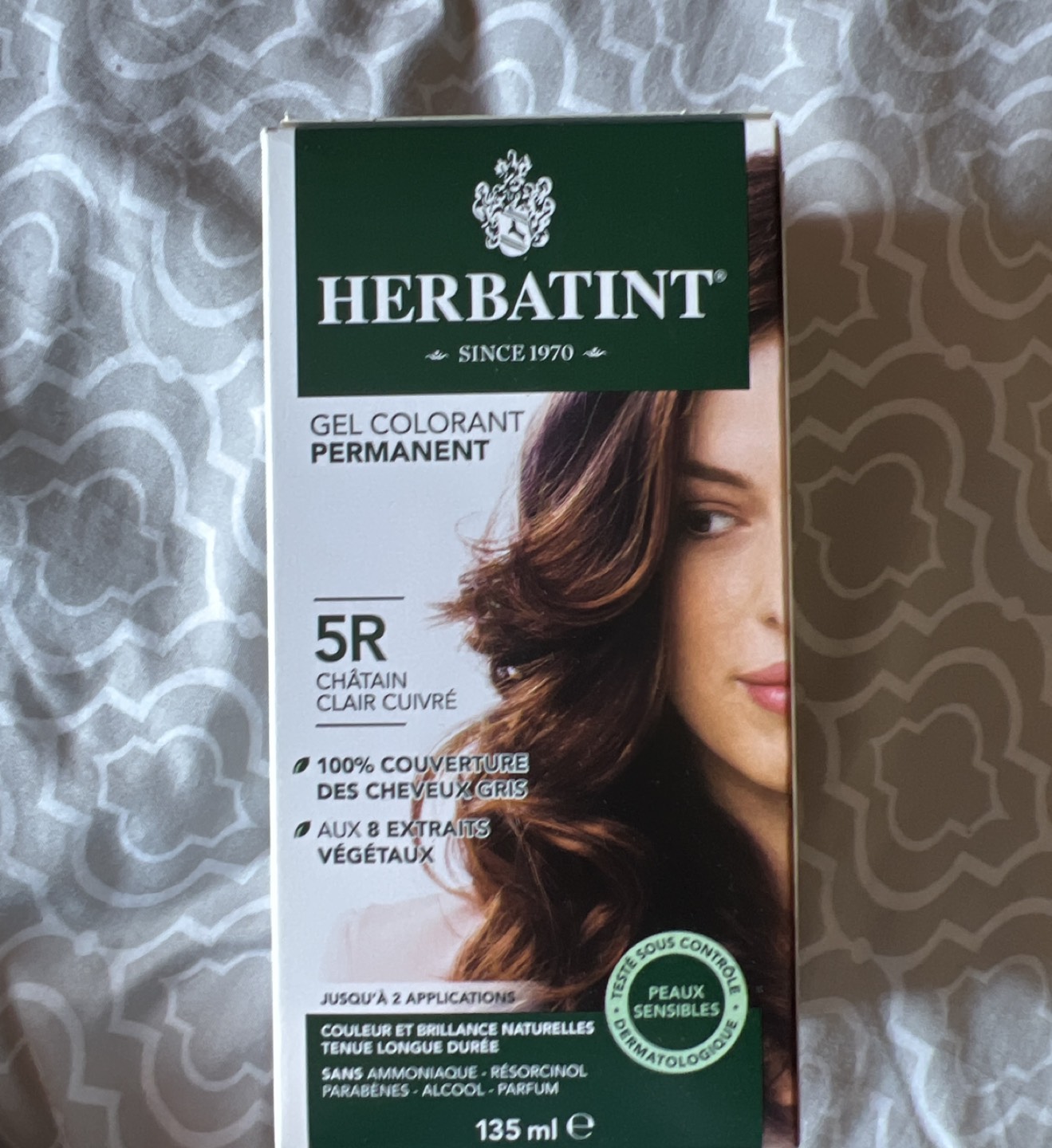 Herbatint organic color hair