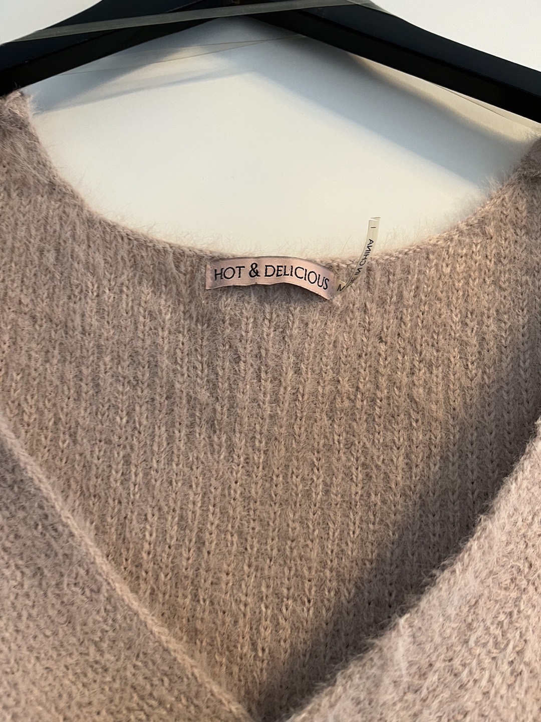 M Boutique cropped V-neck wrap sweater - photo 4