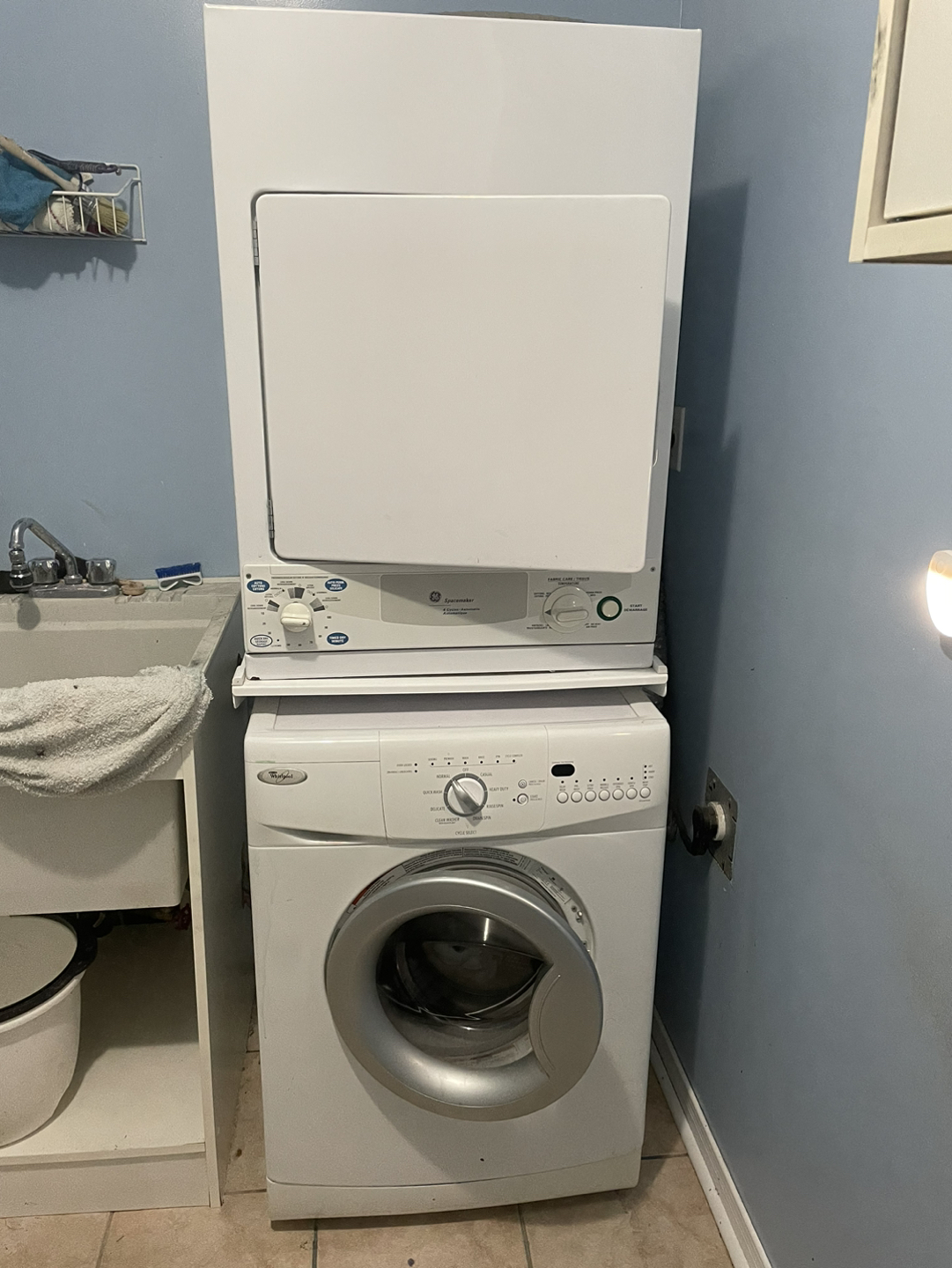 Washer/ dryer/ stacking rack- buy one or all three
