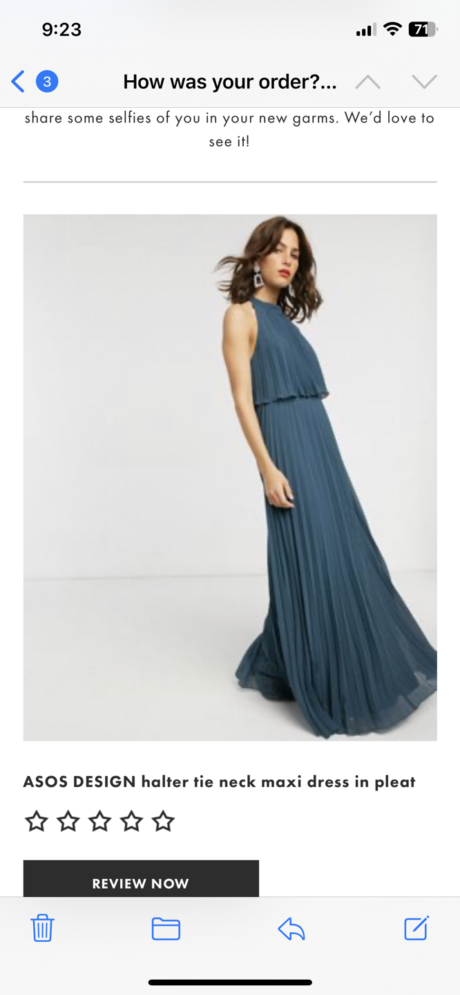 Asos Maxi Pleated Dress - US 10 - photo 4