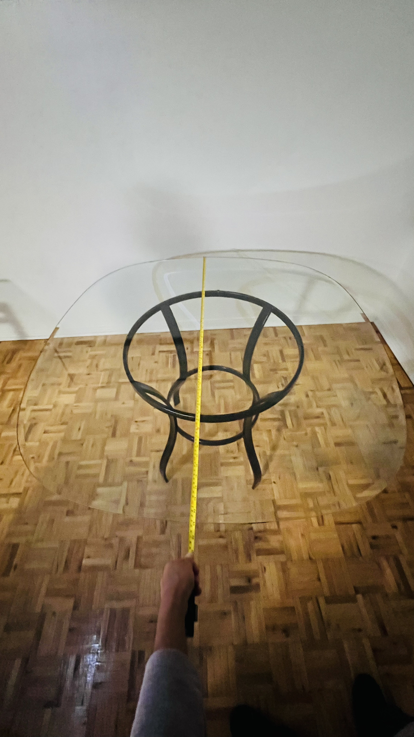 Glass table dining - photo 4