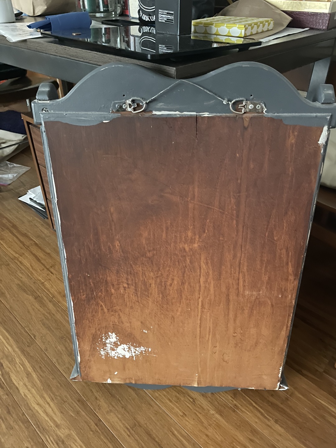 Vintage Solid Wood Wall Mirror - photo 4
