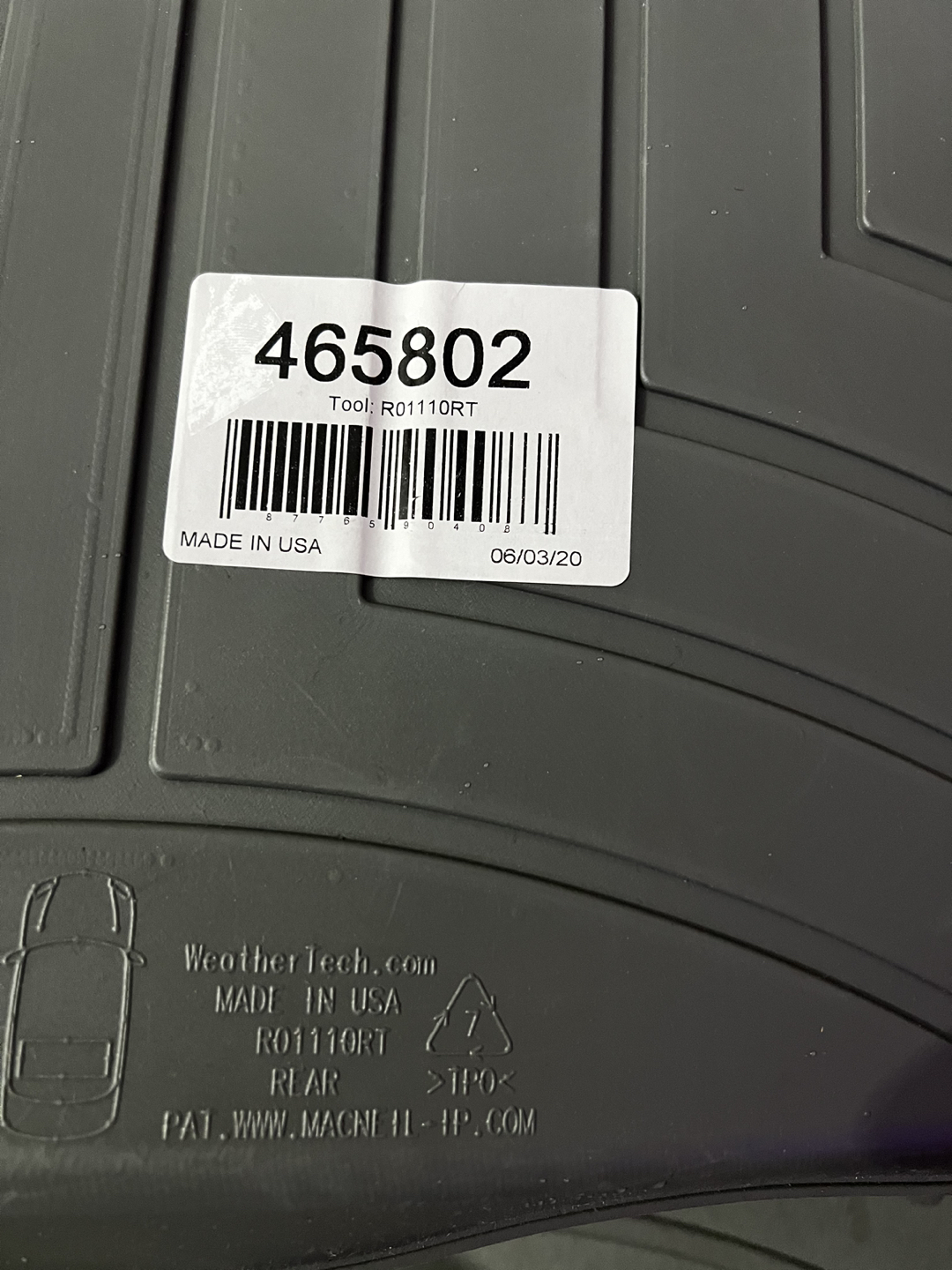 Weather Tech Car Mat